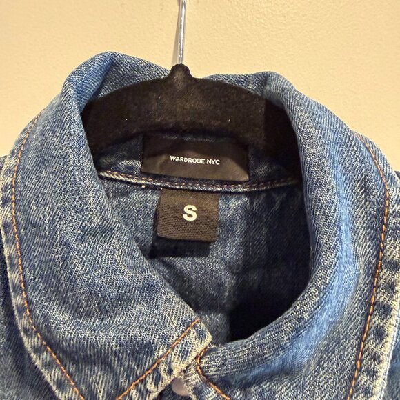 Wardrobe NYC Denim Jacket in Indigo - Picture 5 of 6